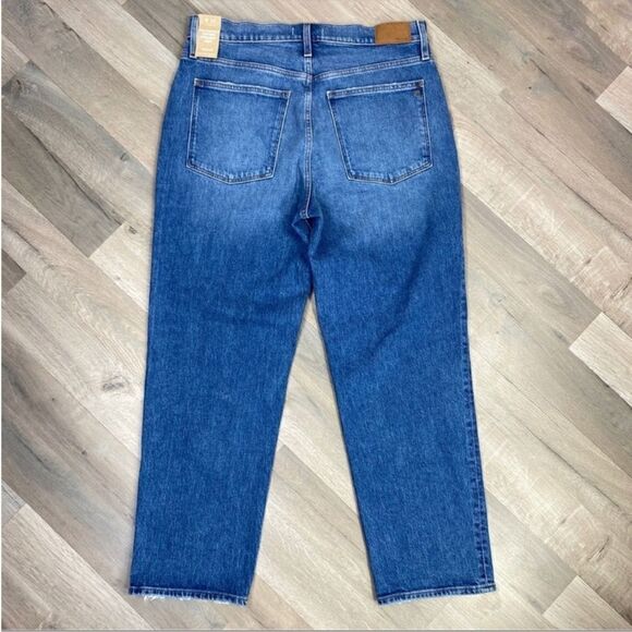 Madewell The Perfect Vintage Straight Jean Blue 32 - Picture 4 of 13